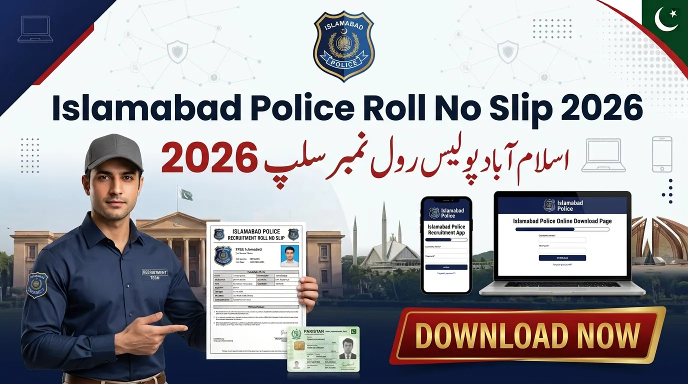 Islamabad Police Roll No Slip 2026 Physical & Written Test